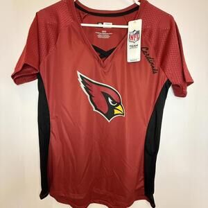 Red and black Arizona Cardinals women's jersey #NFL #Cardinals